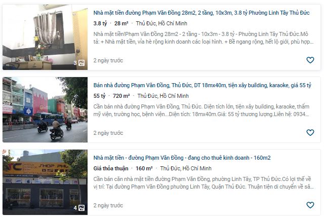 Giá đất đường Phạm Văn Đồng, TP Thủ Đức, TP HCM - Ảnh 4. Giá đất đường Phạm Văn Đồng, TP Thủ Đức, TP HCM - Ảnh 4.