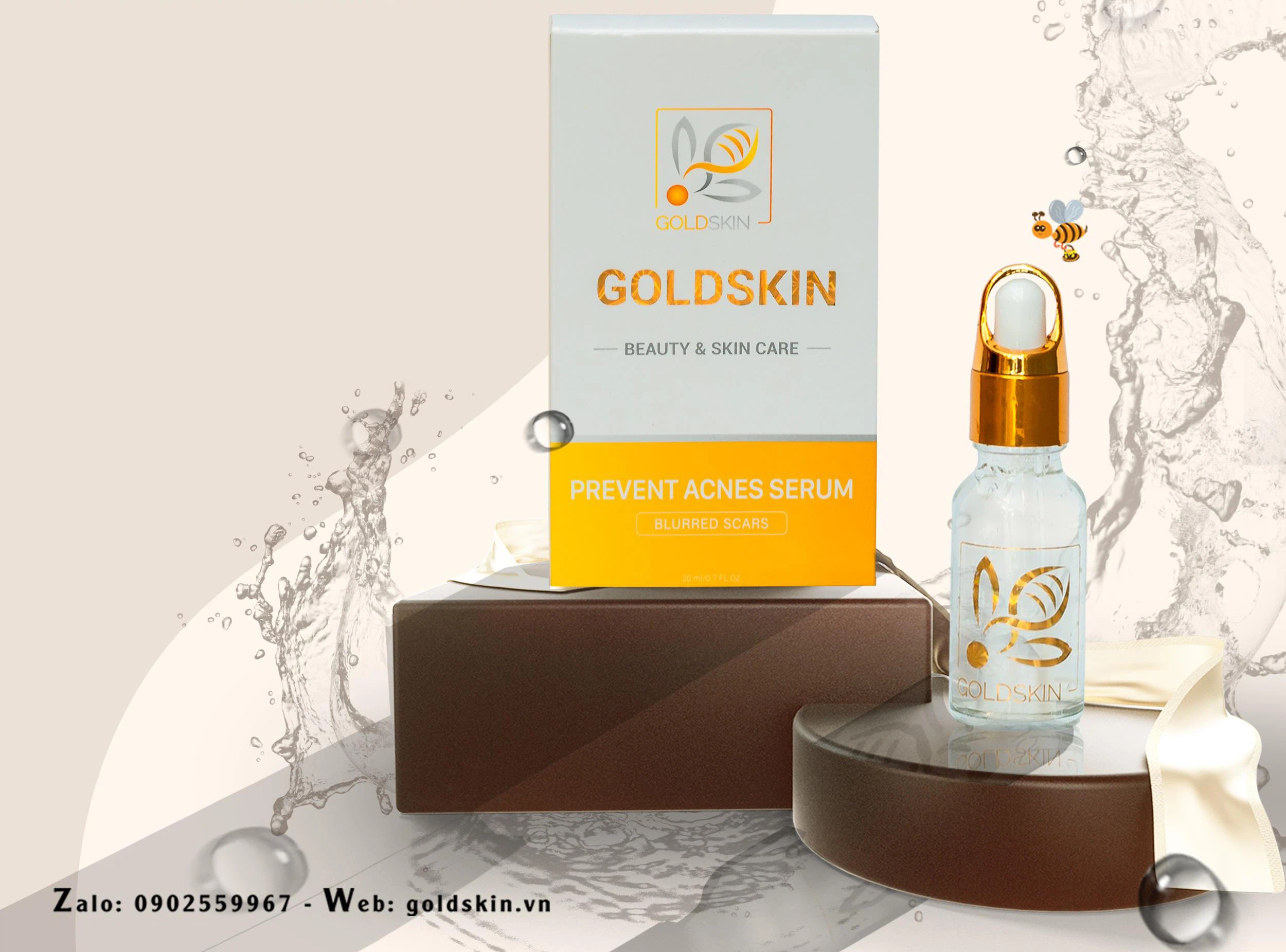 Goldskin – Serum hỗ trợ điều trị mụn trứng cá hiệu quả - Ảnh 1. Goldskin – Serum hỗ trợ điều trị mụn trứng cá hiệu quả - Ảnh 1.