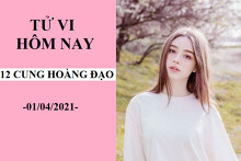 Tử vi hôm nay (1/4/2021) của 12 cung hoàng đạo: Nhân mã tìm được ý trung nhân, Bò Cạp chớ nên chủ quan