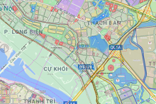 Bản đồ quy hoạch sử dụng đất phường Cự Khối, Long Biên, Hà Nội