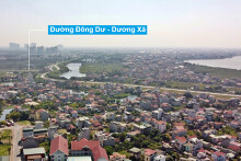 Toàn cảnh hiện trạng Phân khu đô thị sông Hồng trên địa bàn huyện Gia Lâm