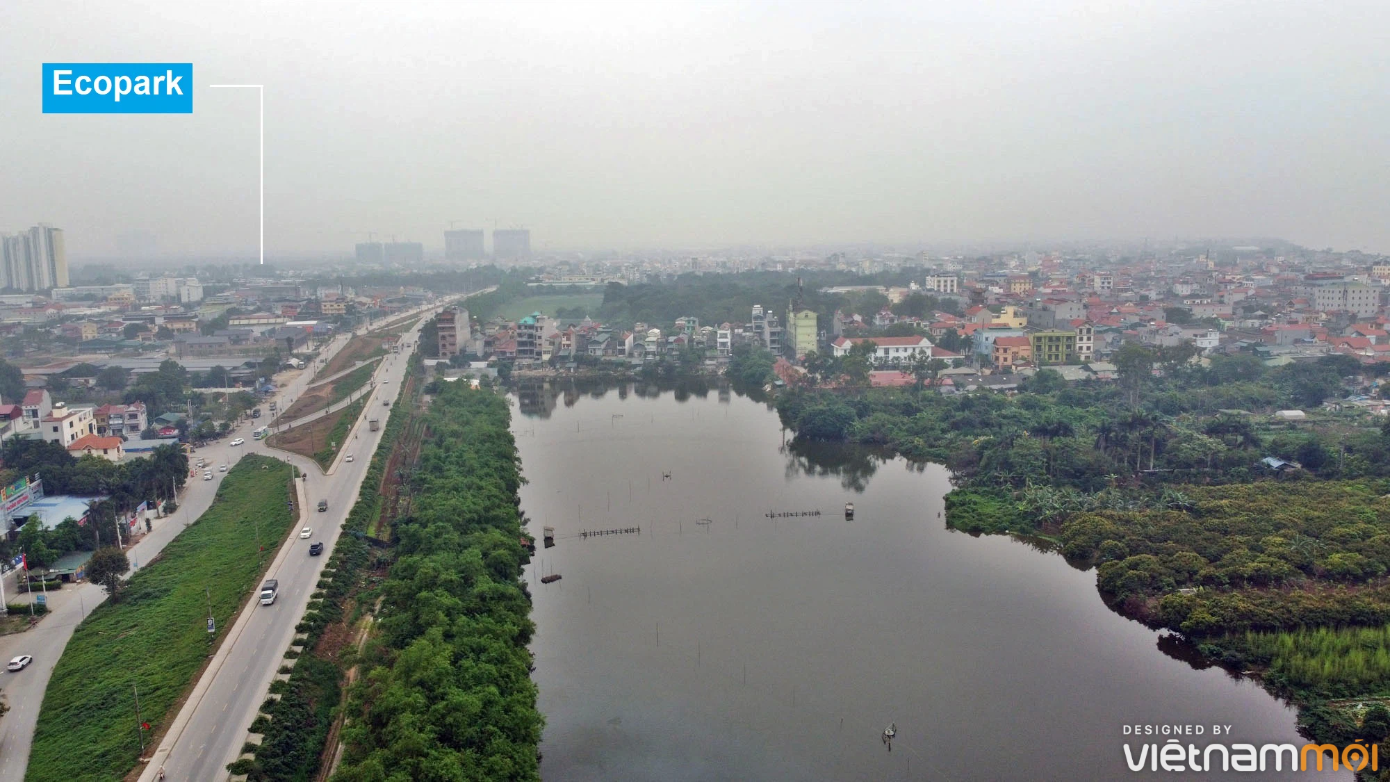 Toàn cảnh hiện trạng Phân khu đô thị sông Hồng trên địa bàn huyện Gia Lâm - Ảnh 12.