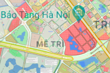 Bản đồ quy hoạch sử dụng đất phường Mễ Trì, Nam Từ Liêm, Hà Nội