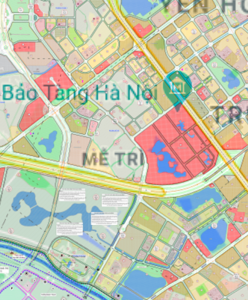 Bản đồ quy hoạch sử dụng đất phường Mễ Trì, Nam Từ Liêm, Hà Nội - Ảnh 2.