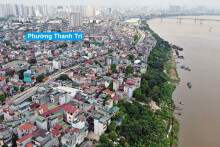 Toàn cảnh hiện trạng Phân khu đô thị sông Hồng trên địa bàn quận Hoàng Mai