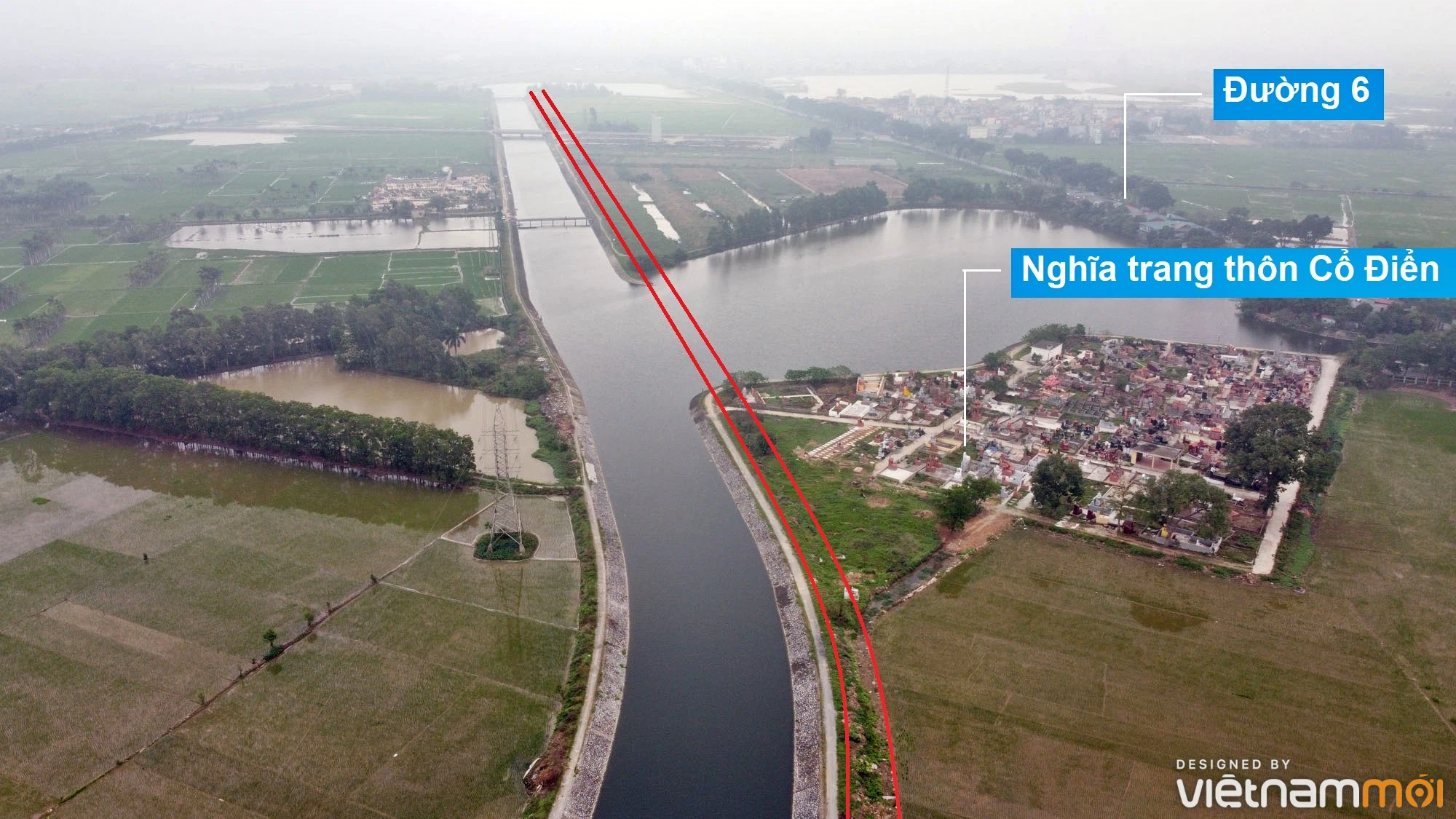 Đường sẽ mở theo quy hoạch ở xã Hải Bối, Đông Anh, Hà Nội (phần 4) - Ảnh 3. Đường sẽ mở theo quy hoạch ở xã Hải Bối, Đông Anh, Hà Nội (phần 4) - Ảnh 3.