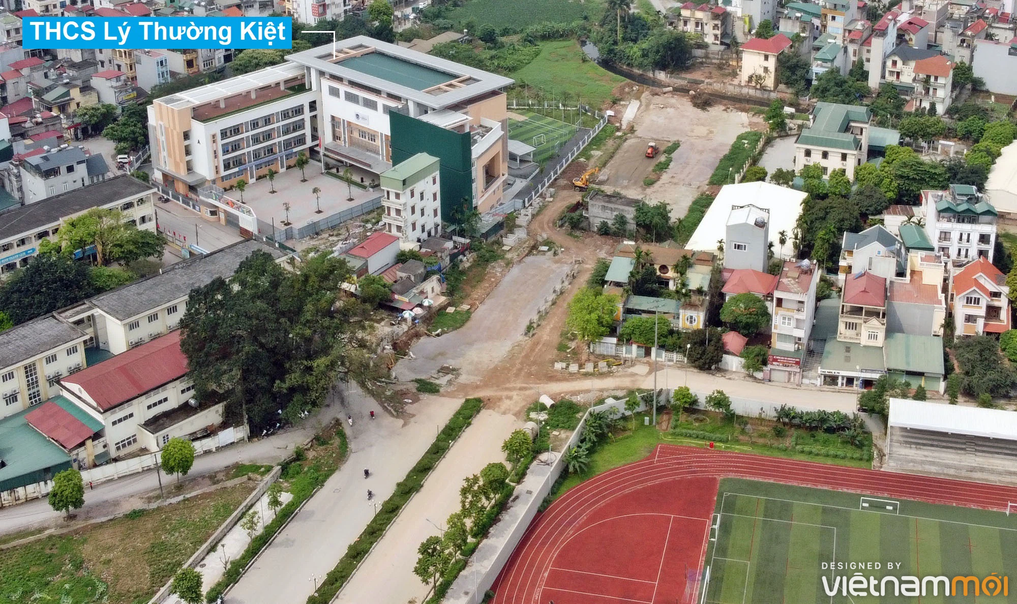 Toàn cảnh đường từ đê Ngọc Thụy đến KĐTM Thượng Thanh đang mở theo quy hoạch ở Hà Nội - Ảnh 2. Toàn cảnh đường từ đê Ngọc Thụy đến KĐTM Thượng Thanh đang mở theo quy hoạch ở Hà Nội - Ảnh 2.