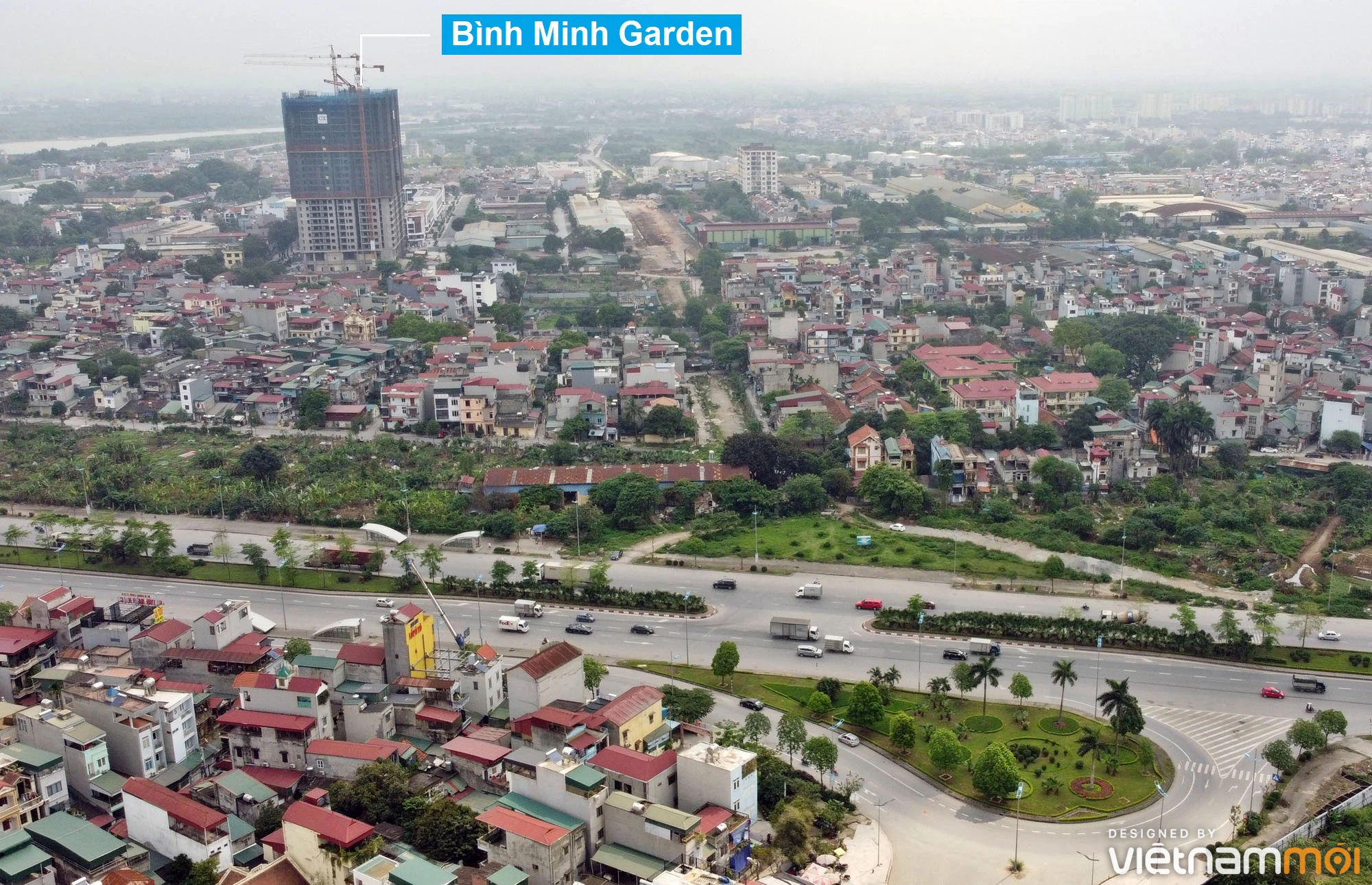 Toàn cảnh đường từ đê Ngọc Thụy đến KĐTM Thượng Thanh đang mở theo quy hoạch ở Hà Nội - Ảnh 8. Toàn cảnh đường từ đê Ngọc Thụy đến KĐTM Thượng Thanh đang mở theo quy hoạch ở Hà Nội - Ảnh 8.
