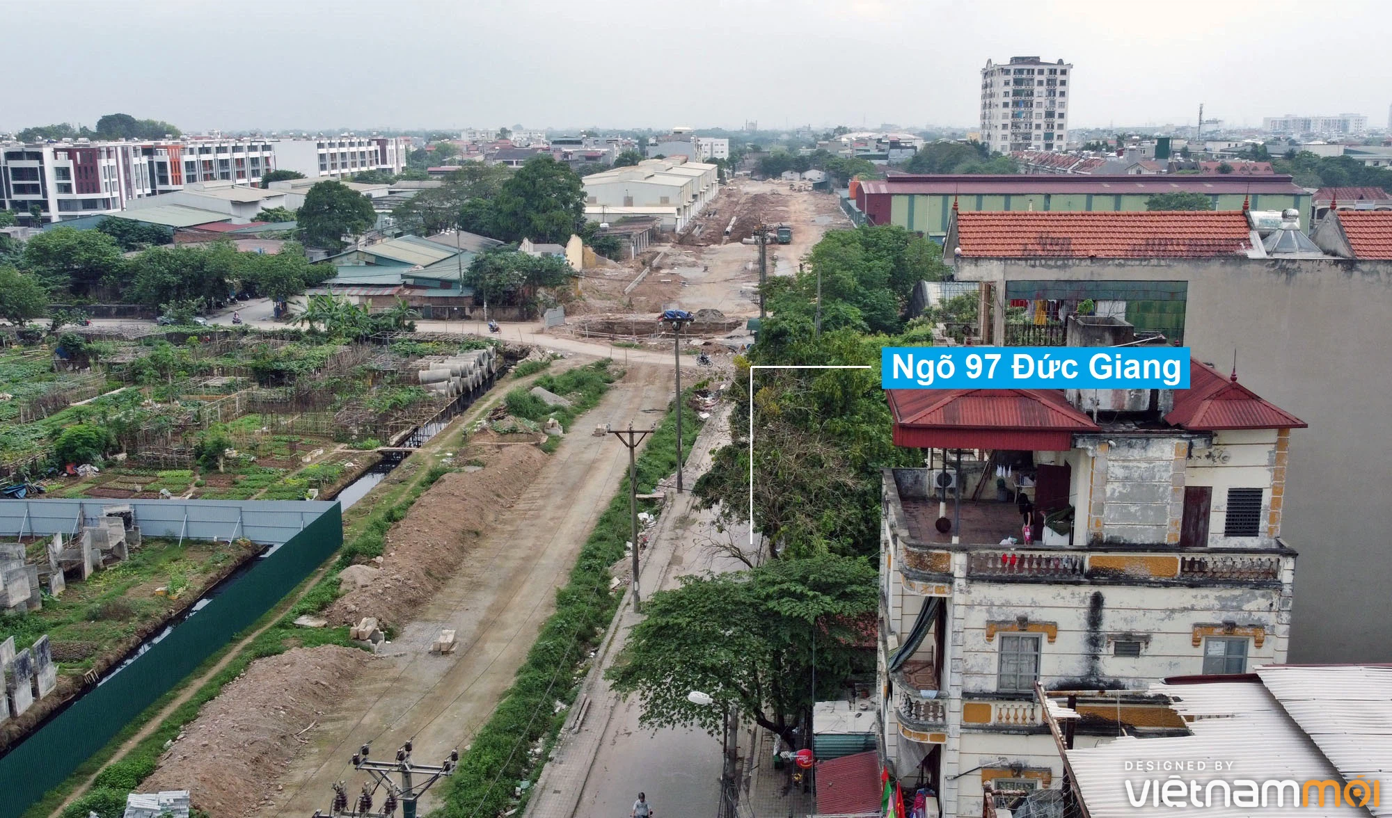 Toàn cảnh đường từ đê Ngọc Thụy đến KĐTM Thượng Thanh đang mở theo quy hoạch ở Hà Nội - Ảnh 11. Toàn cảnh đường từ đê Ngọc Thụy đến KĐTM Thượng Thanh đang mở theo quy hoạch ở Hà Nội - Ảnh 11.