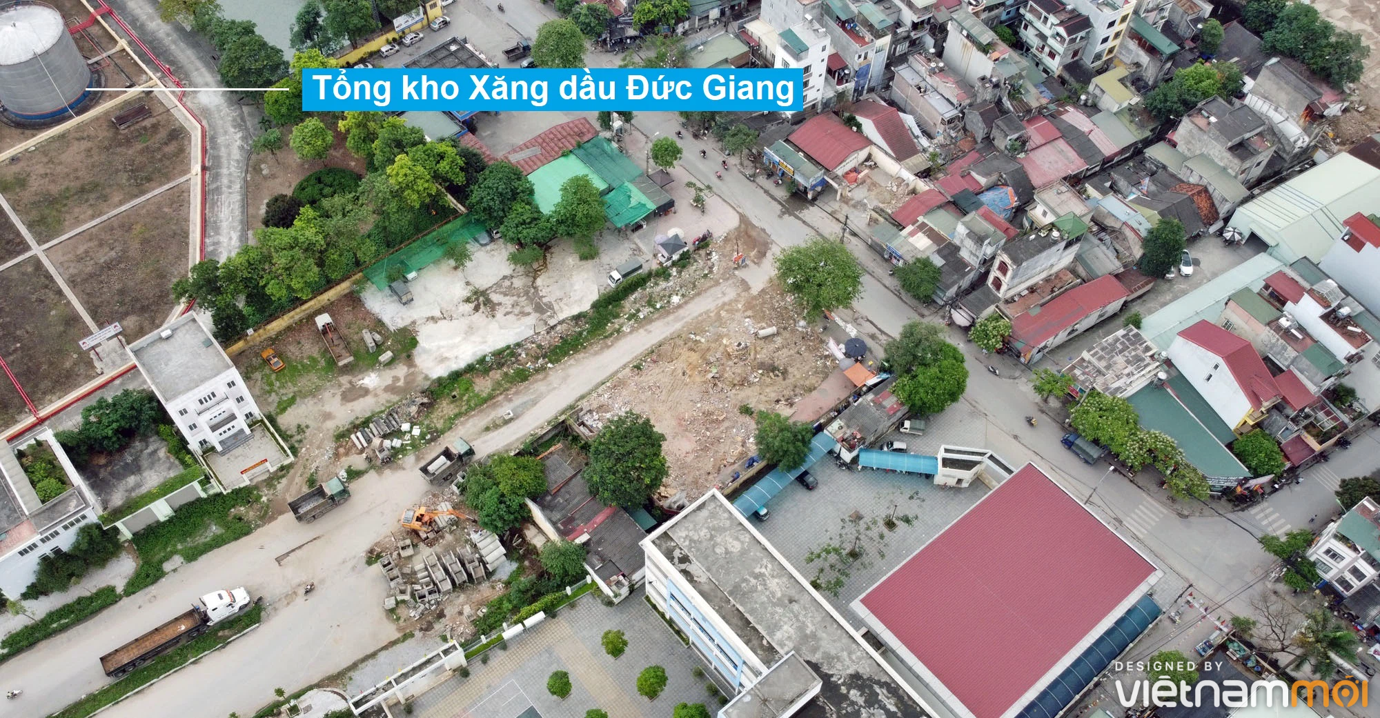 Toàn cảnh đường từ đê Ngọc Thụy đến KĐTM Thượng Thanh đang mở theo quy hoạch ở Hà Nội - Ảnh 17. Toàn cảnh đường từ đê Ngọc Thụy đến KĐTM Thượng Thanh đang mở theo quy hoạch ở Hà Nội - Ảnh 17.