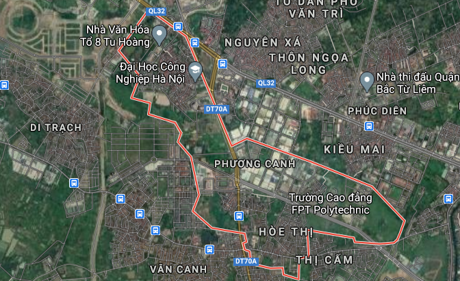 Bản đồ quy hoạch sử dụng đất phường Phương Canh, Nam Từ Liêm, Hà Nội - Ảnh 1. Bản đồ quy hoạch sử dụng đất phường Phương Canh, Nam Từ Liêm, Hà Nội - Ảnh 1.