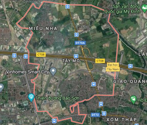 Bản đồ quy hoạch sử dụng đất phường Tây Mỗ, Nam Từ Liêm, Hà Nội - Ảnh 1.