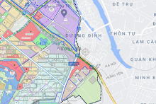 Bản đồ quy hoạch sử dụng đất xã Dương Xá, Gia Lâm, Hà Nội thời kỳ 2021 - 2030