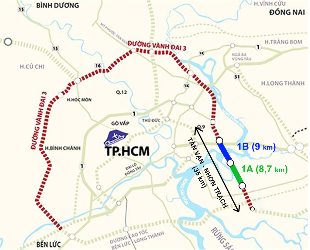 Bao giờ TP HCM có đường vành đai 3? - Ảnh 3. Bao giờ TP HCM có đường vành đai 3? - Ảnh 3.
