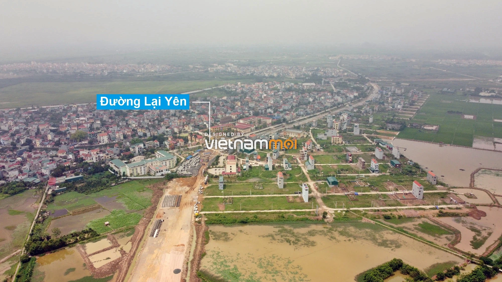 Toàn cảnh đường Lại Yên - Vân Canh đang mở theo quy hoạch ở Hà Nội - Ảnh 1. Toàn cảnh đường Lại Yên - Vân Canh đang mở theo quy hoạch ở Hà Nội - Ảnh 1.