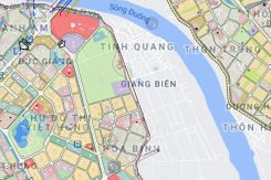 Bản đồ quy hoạch sử dụng đất phường Giang Biên, Long Biên, Hà Nội