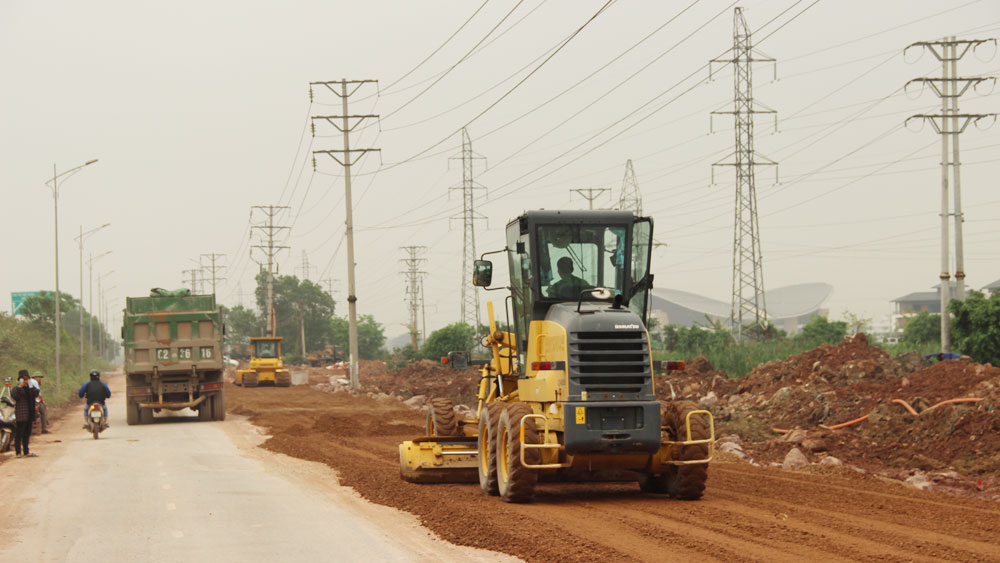 Bắc Giang triển khai loạt dự án giao thông trọng điểm - Ảnh 1. Bắc Giang triển khai loạt dự án giao thông trọng điểm - Ảnh 1.