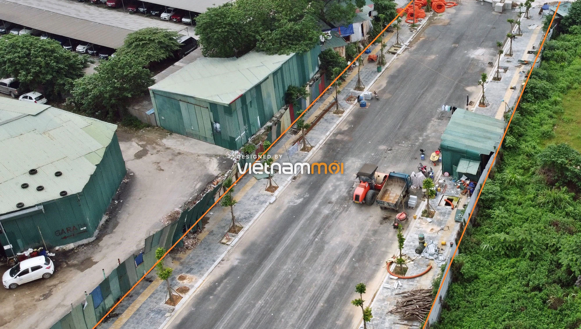 Toàn cảnh đường nối Tôn Thất Thuyết - Dương Đình Nghệ qua trụ sở Viettel đang mở theo quy hoạch ở Hà Nội - Ảnh 9.