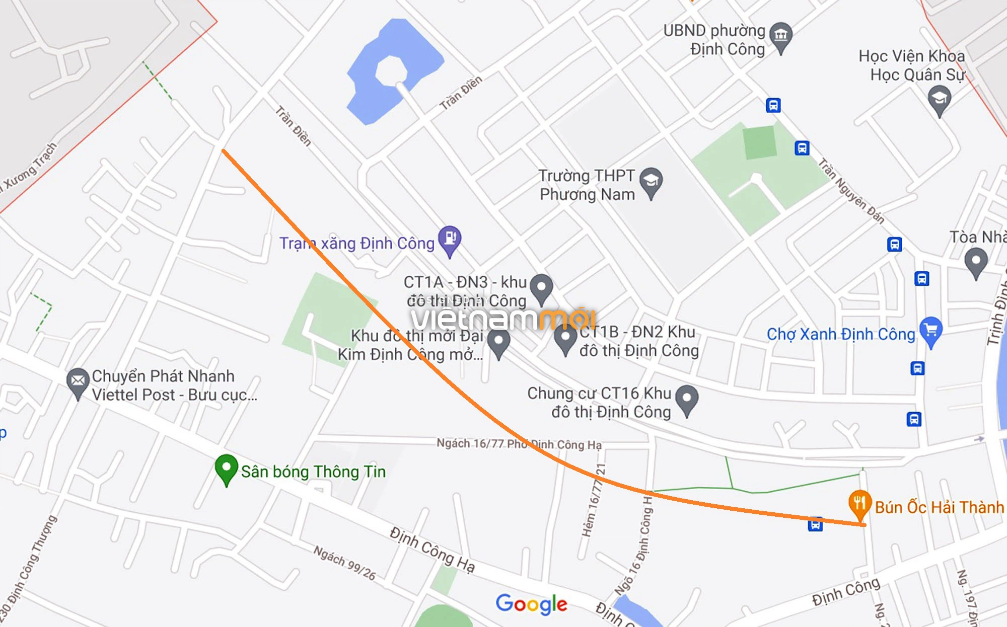 Đường sẽ mở theo quy hoạch ở phường Định Công, Hoàng Mai, Hà Nội (phần 4) - Ảnh 2. Đường sẽ mở theo quy hoạch ở phường Định Công, Hoàng Mai, Hà Nội (phần 4) - Ảnh 2.