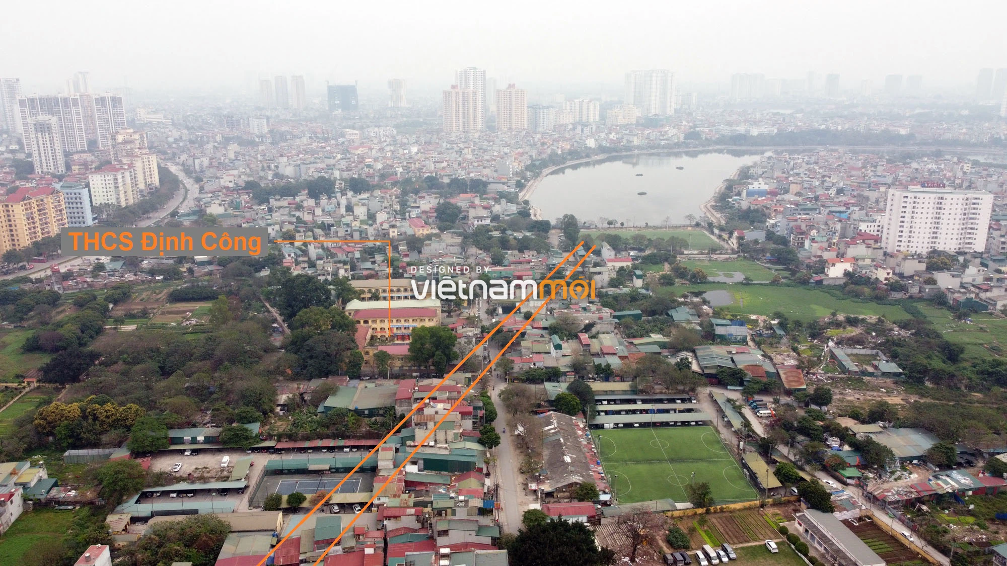 Đường sẽ mở theo quy hoạch ở phường Định Công, Hoàng Mai, Hà Nội (phần 4) - Ảnh 8. Đường sẽ mở theo quy hoạch ở phường Định Công, Hoàng Mai, Hà Nội (phần 4) - Ảnh 8.