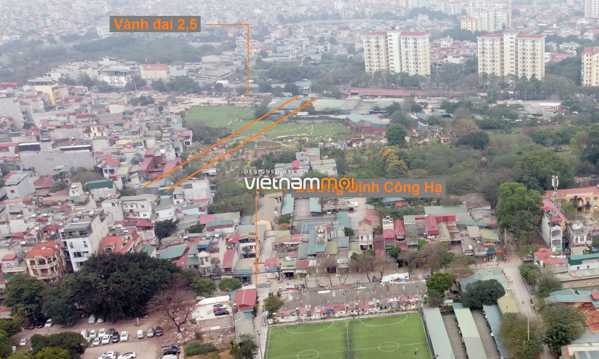 Đường sẽ mở theo quy hoạch ở phường Định Công, Hoàng Mai, Hà Nội (phần 4) - Ảnh 12. Đường sẽ mở theo quy hoạch ở phường Định Công, Hoàng Mai, Hà Nội (phần 4) - Ảnh 12.