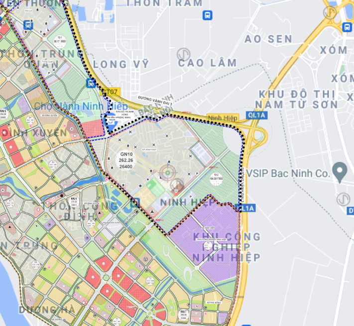 Bản đồ quy hoạch sử dụng đất xã Ninh Hiệp, Gia Lâm, Hà Nội - Ảnh 2. Bản đồ quy hoạch sử dụng đất xã Ninh Hiệp, Gia Lâm, Hà Nội - Ảnh 2.