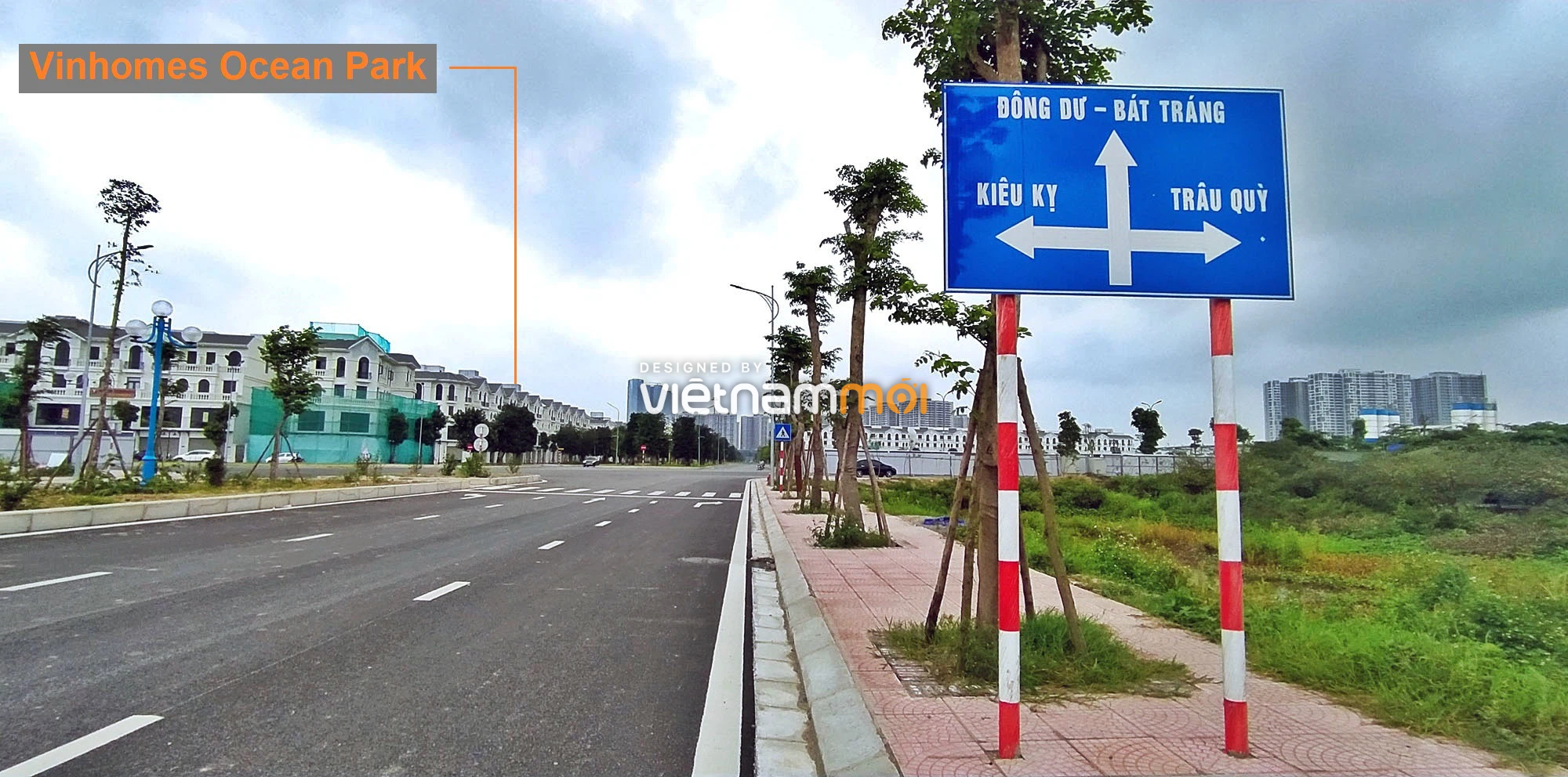 Toàn cảnh đường nối Vinhomes Ocean Park với ga Phú Thụy đang mở theo quy hoạch ở Hà Nội - Ảnh 4. Toàn cảnh đường nối Vinhomes Ocean Park với ga Phú Thụy đang mở theo quy hoạch ở Hà Nội - Ảnh 4.