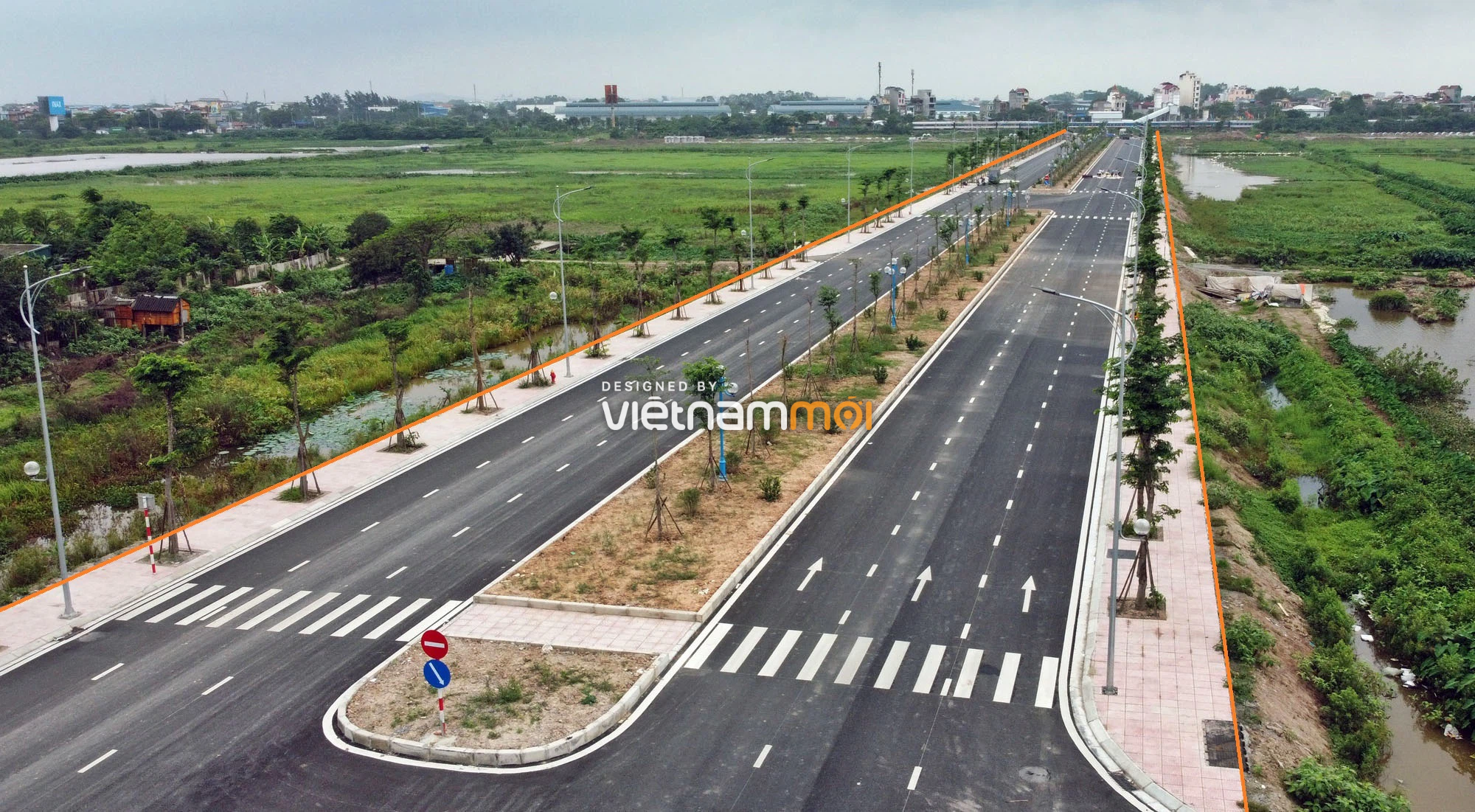Toàn cảnh đường nối Vinhomes Ocean Park với ga Phú Thụy đang mở theo quy hoạch ở Hà Nội - Ảnh 8. Toàn cảnh đường nối Vinhomes Ocean Park với ga Phú Thụy đang mở theo quy hoạch ở Hà Nội - Ảnh 8.