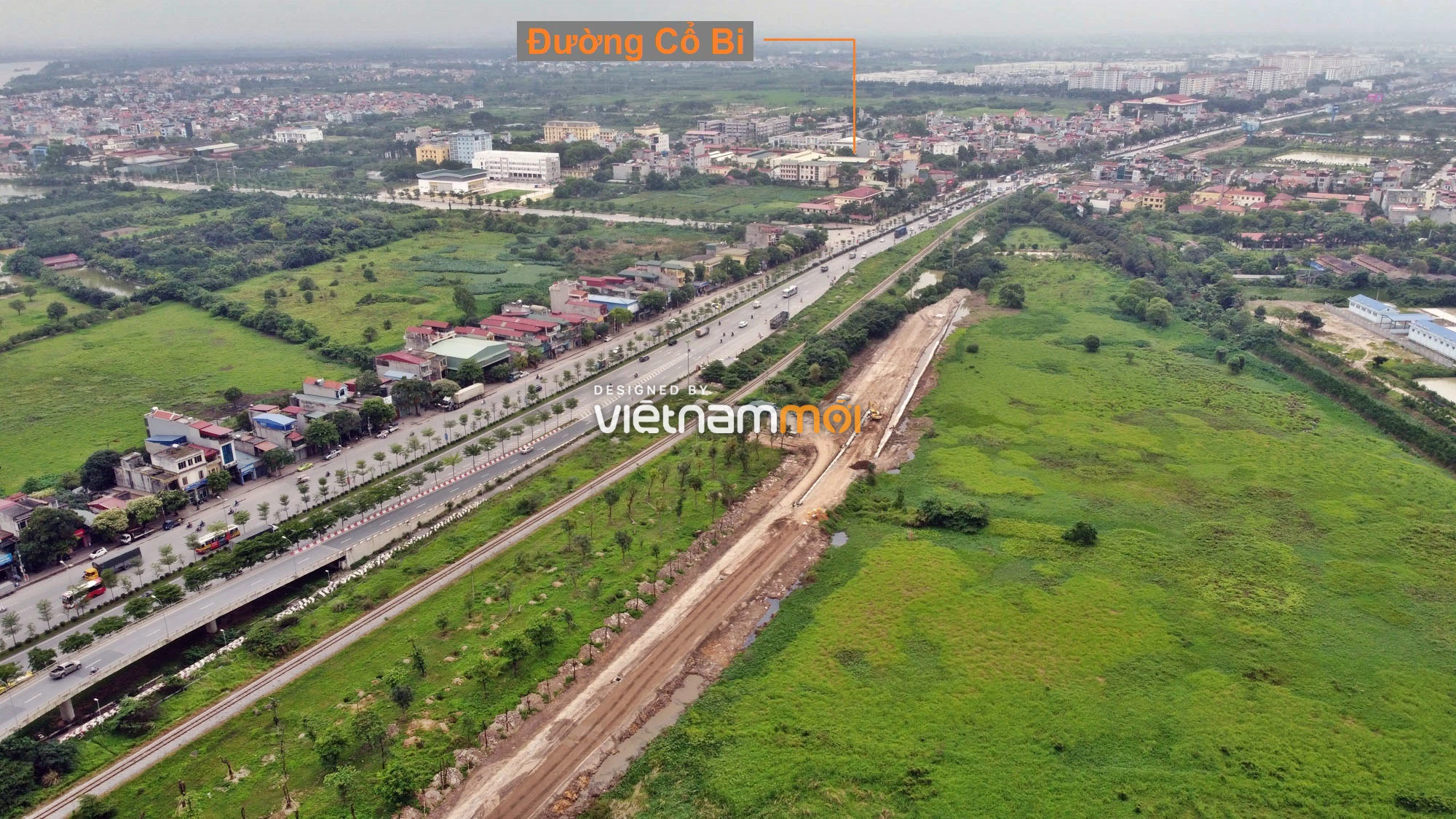 Toàn cảnh tuyến đường gom từ cầu Thanh Trì đến cầu vượt Phú Thị đang mở theo quy hoạch ở Hà Nội - Ảnh 3. Toàn cảnh tuyến đường gom từ cầu Thanh Trì đến cầu vượt Phú Thị đang mở theo quy hoạch ở Hà Nội - Ảnh 3.