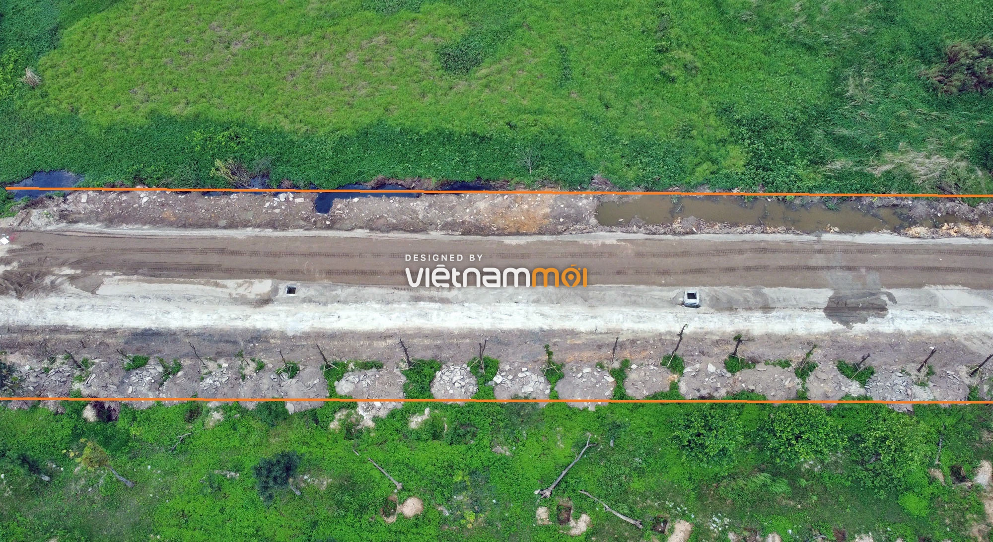 Toàn cảnh tuyến đường gom từ cầu Thanh Trì đến cầu vượt Phú Thị đang mở theo quy hoạch ở Hà Nội - Ảnh 5. Toàn cảnh tuyến đường gom từ cầu Thanh Trì đến cầu vượt Phú Thị đang mở theo quy hoạch ở Hà Nội - Ảnh 5.