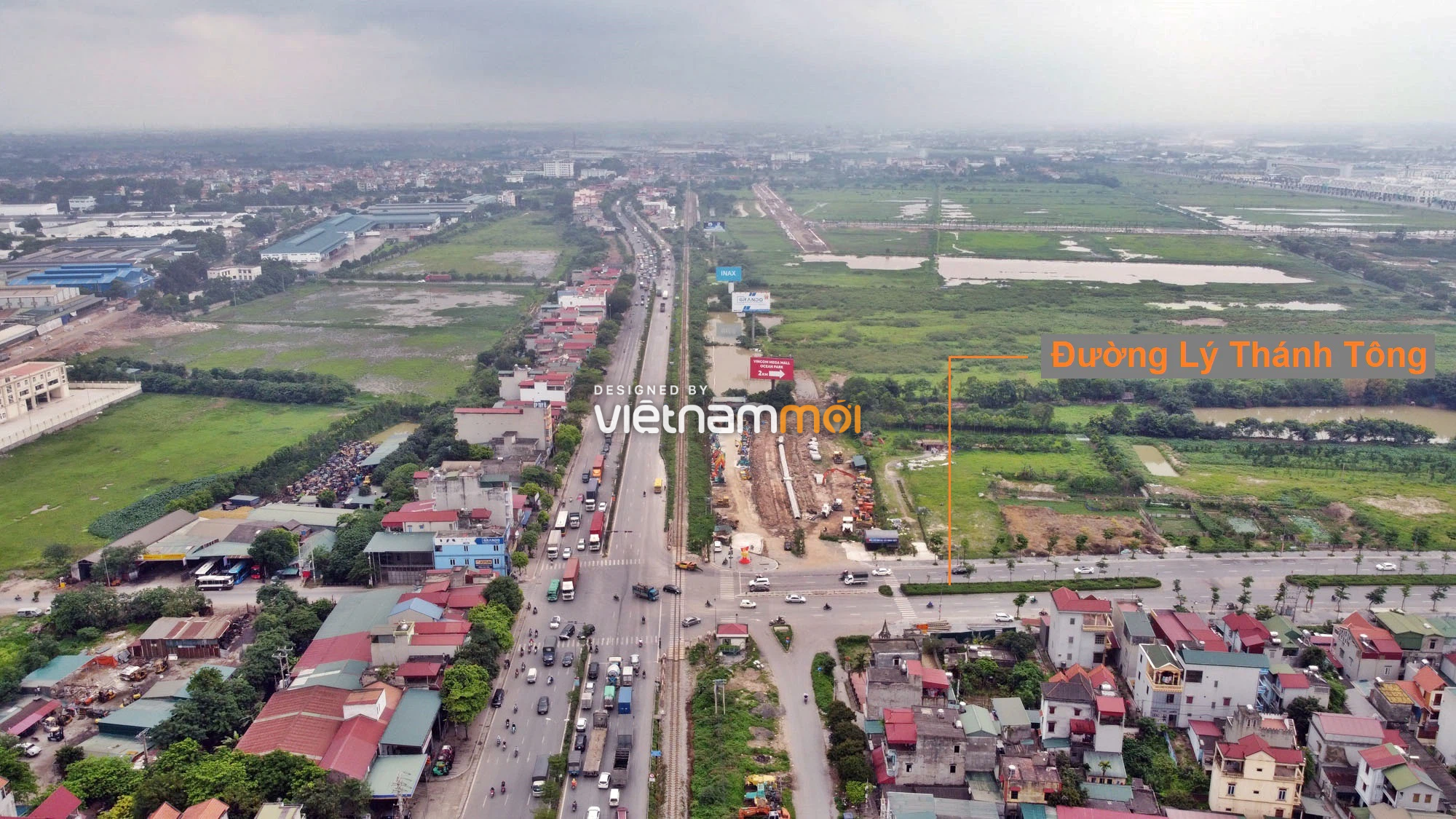 Toàn cảnh tuyến đường gom từ cầu Thanh Trì đến cầu vượt Phú Thị đang mở theo quy hoạch ở Hà Nội - Ảnh 11. Toàn cảnh tuyến đường gom từ cầu Thanh Trì đến cầu vượt Phú Thị đang mở theo quy hoạch ở Hà Nội - Ảnh 11.