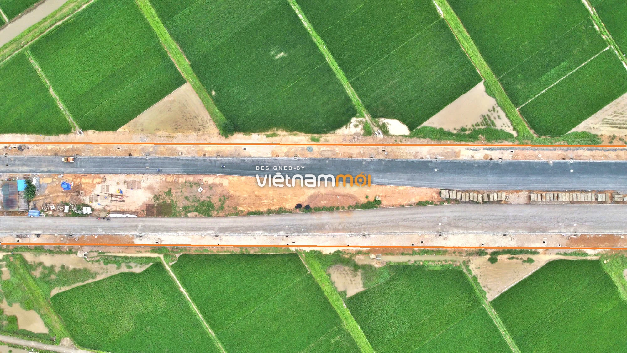 Toàn cảnh đường trục chính Bắc - Nam KĐT Quốc Oai kéo dài đang mở theo quy hoạch ở Hà Nội - Ảnh 3. Toàn cảnh đường trục chính Bắc - Nam KĐT Quốc Oai kéo dài đang mở theo quy hoạch ở Hà Nội - Ảnh 3.