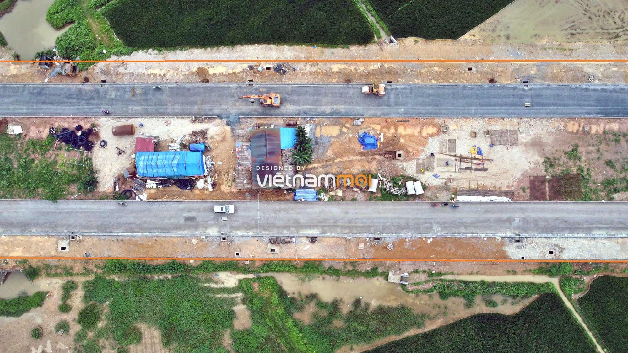 Toàn cảnh đường trục chính Bắc - Nam KĐT Quốc Oai kéo dài đang mở theo quy hoạch ở Hà Nội - Ảnh 6. Toàn cảnh đường trục chính Bắc - Nam KĐT Quốc Oai kéo dài đang mở theo quy hoạch ở Hà Nội - Ảnh 6.