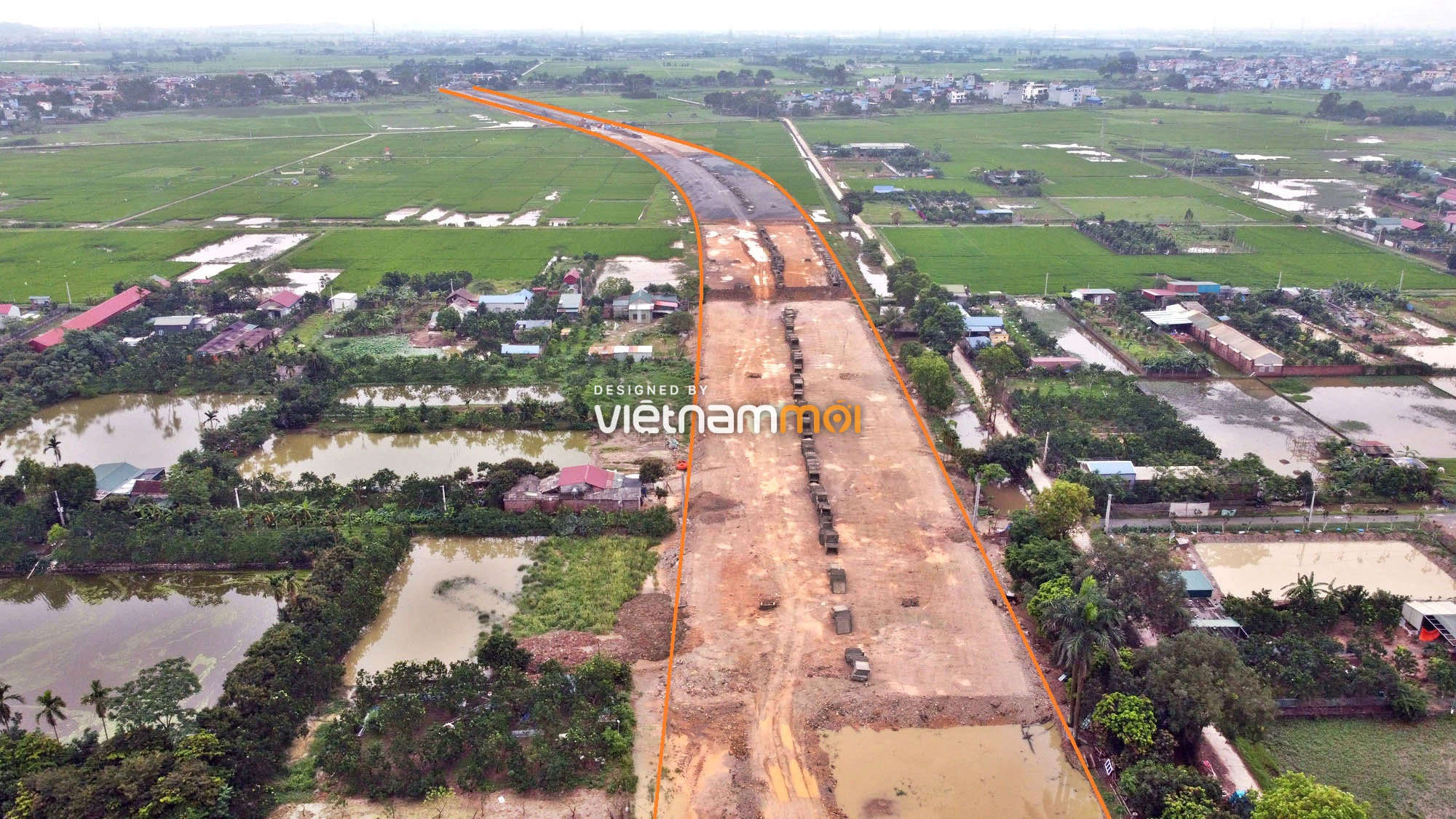 Toàn cảnh đường trục chính Bắc - Nam KĐT Quốc Oai kéo dài đang mở theo quy hoạch ở Hà Nội - Ảnh 9. Toàn cảnh đường trục chính Bắc - Nam KĐT Quốc Oai kéo dài đang mở theo quy hoạch ở Hà Nội - Ảnh 9.