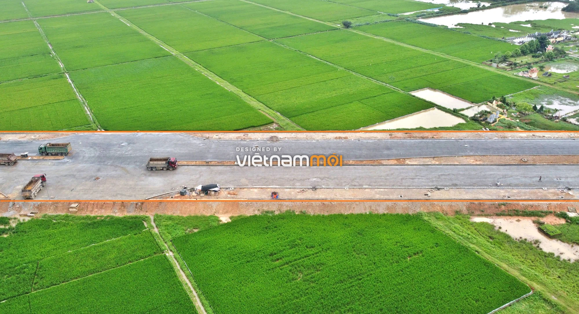 Toàn cảnh đường trục chính Bắc - Nam KĐT Quốc Oai kéo dài đang mở theo quy hoạch ở Hà Nội - Ảnh 11. Toàn cảnh đường trục chính Bắc - Nam KĐT Quốc Oai kéo dài đang mở theo quy hoạch ở Hà Nội - Ảnh 11.