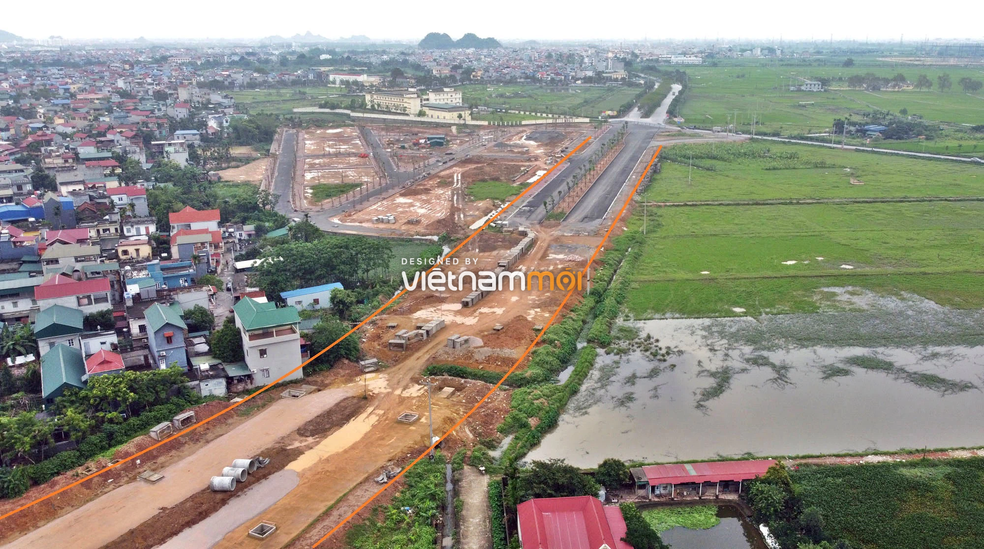 Toàn cảnh đường trục chính Bắc - Nam KĐT Quốc Oai kéo dài đang mở theo quy hoạch ở Hà Nội - Ảnh 17. Toàn cảnh đường trục chính Bắc - Nam KĐT Quốc Oai kéo dài đang mở theo quy hoạch ở Hà Nội - Ảnh 17.