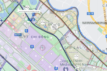 Bản đồ quy hoạch sử dụng đất thị trấn Chi Đông, Mê Linh, Hà Nội thời kỳ 2021 - 2030