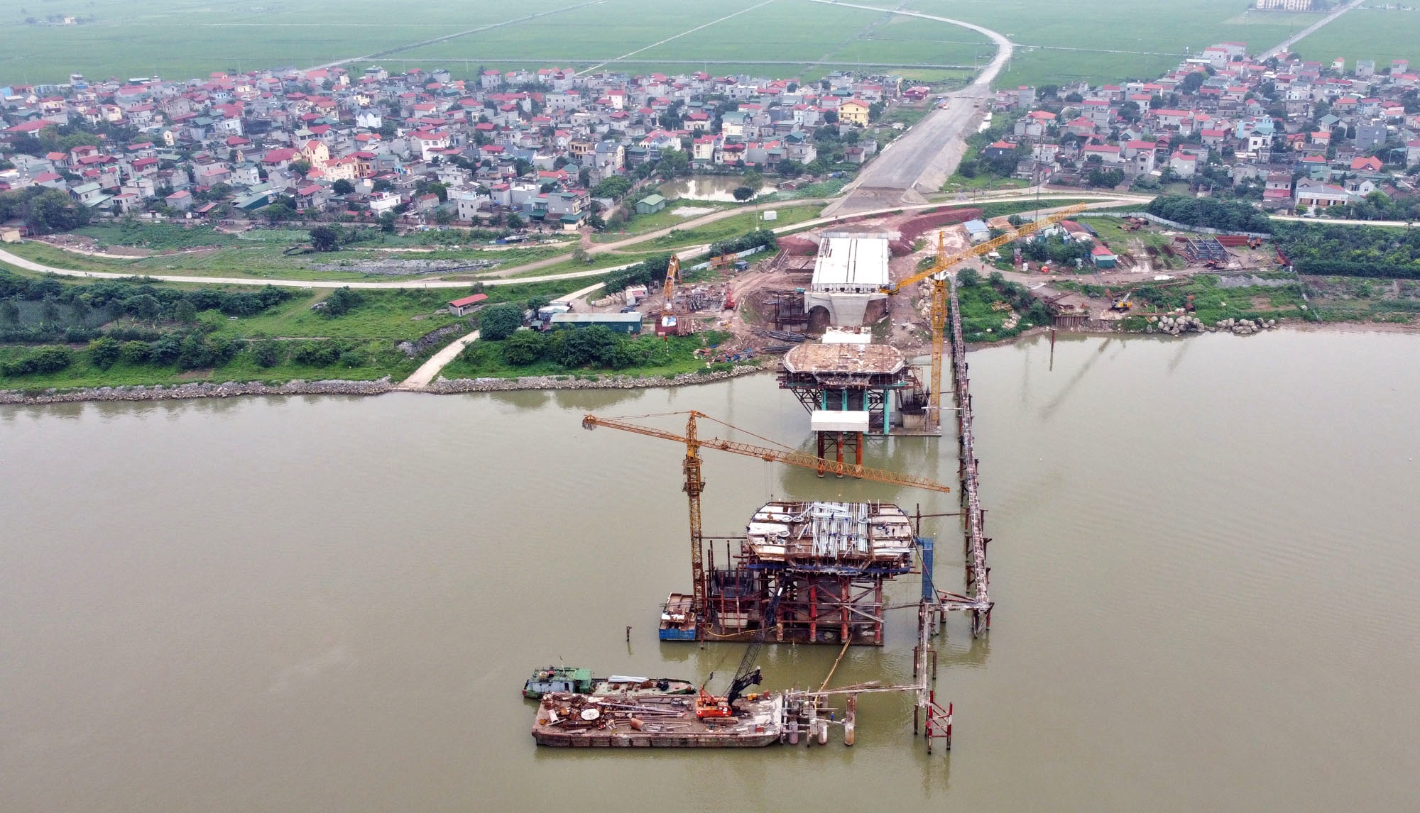 Cận cảnh dự án cầu Phật Tích - Đại Đồng Thành gần 2.000 tỉ đồng ở Bắc Ninh - Ảnh 14. Cận cảnh dự án cầu Phật Tích - Đại Đồng Thành gần 2.000 tỉ đồng ở Bắc Ninh - Ảnh 14.