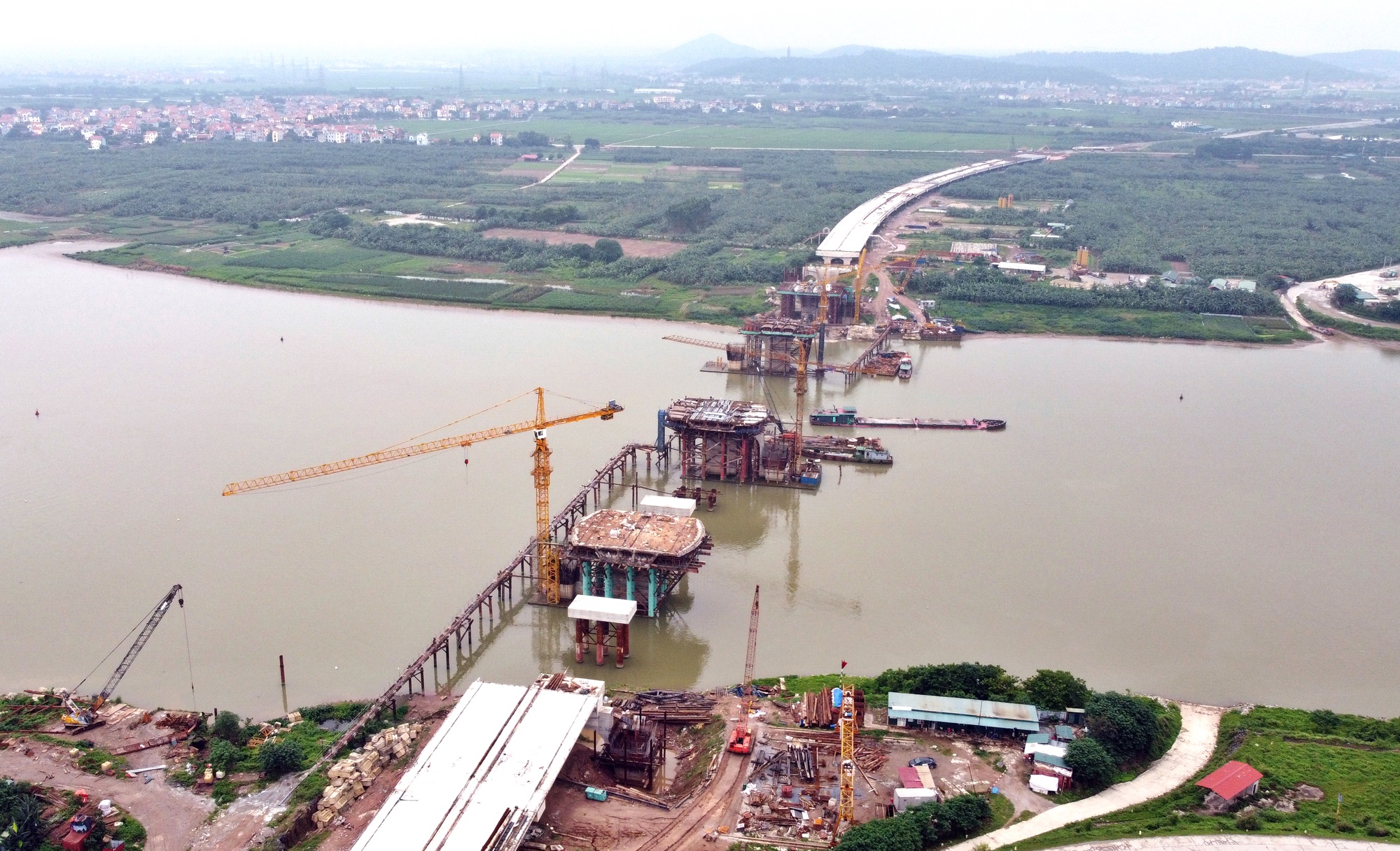 Cận cảnh dự án cầu Phật Tích - Đại Đồng Thành gần 2.000 tỉ đồng ở Bắc Ninh - Ảnh 7. Cận cảnh dự án cầu Phật Tích - Đại Đồng Thành gần 2.000 tỉ đồng ở Bắc Ninh - Ảnh 7.