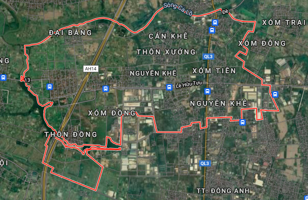 Bản đồ quy hoạch sử dụng đất xã Nguyên Khê, Đông Anh, Hà Nội - Ảnh 1.