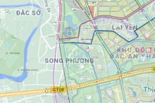 Bản đồ quy hoạch sử dụng đất xã Song Phương, Hoài Đức, Hà Nội thời kỳ 2021 - 2030