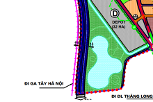 Bản đồ quy hoạch giao thông xã Tiền Yên, Hoài Đức, Hà Nội
