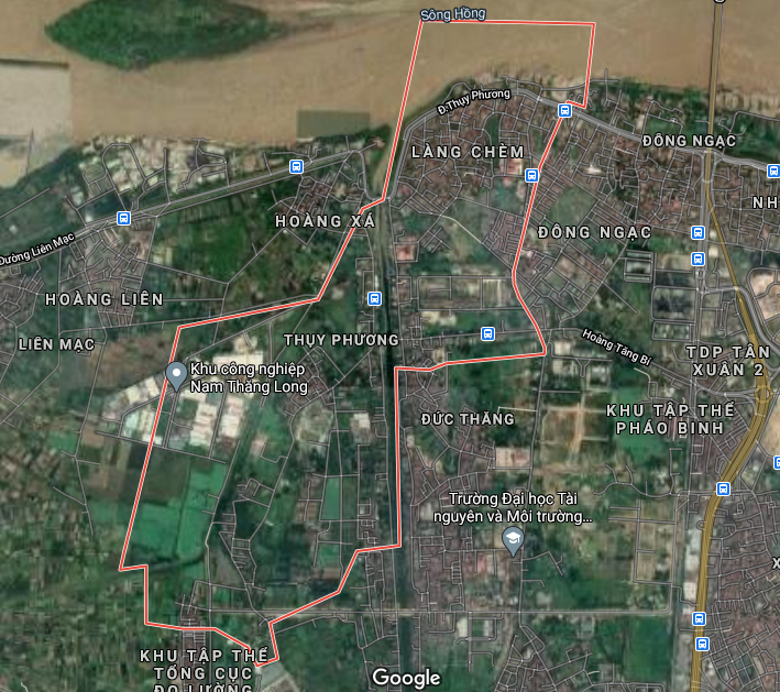 Bản đồ quy hoạch sử dụng đất phường Thuỵ Phương, Bắc Từ Liêm, Hà Nội - Ảnh 1.