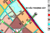 Bản đồ quy hoạch giao thông phường Thượng Cát, Bắc Từ Liêm, Hà Nội