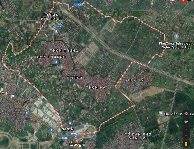 Bản đồ quy hoạch sử dụng đất phường Tây Tựu, Bắc Từ Liêm, Hà Nội - Ảnh 1.