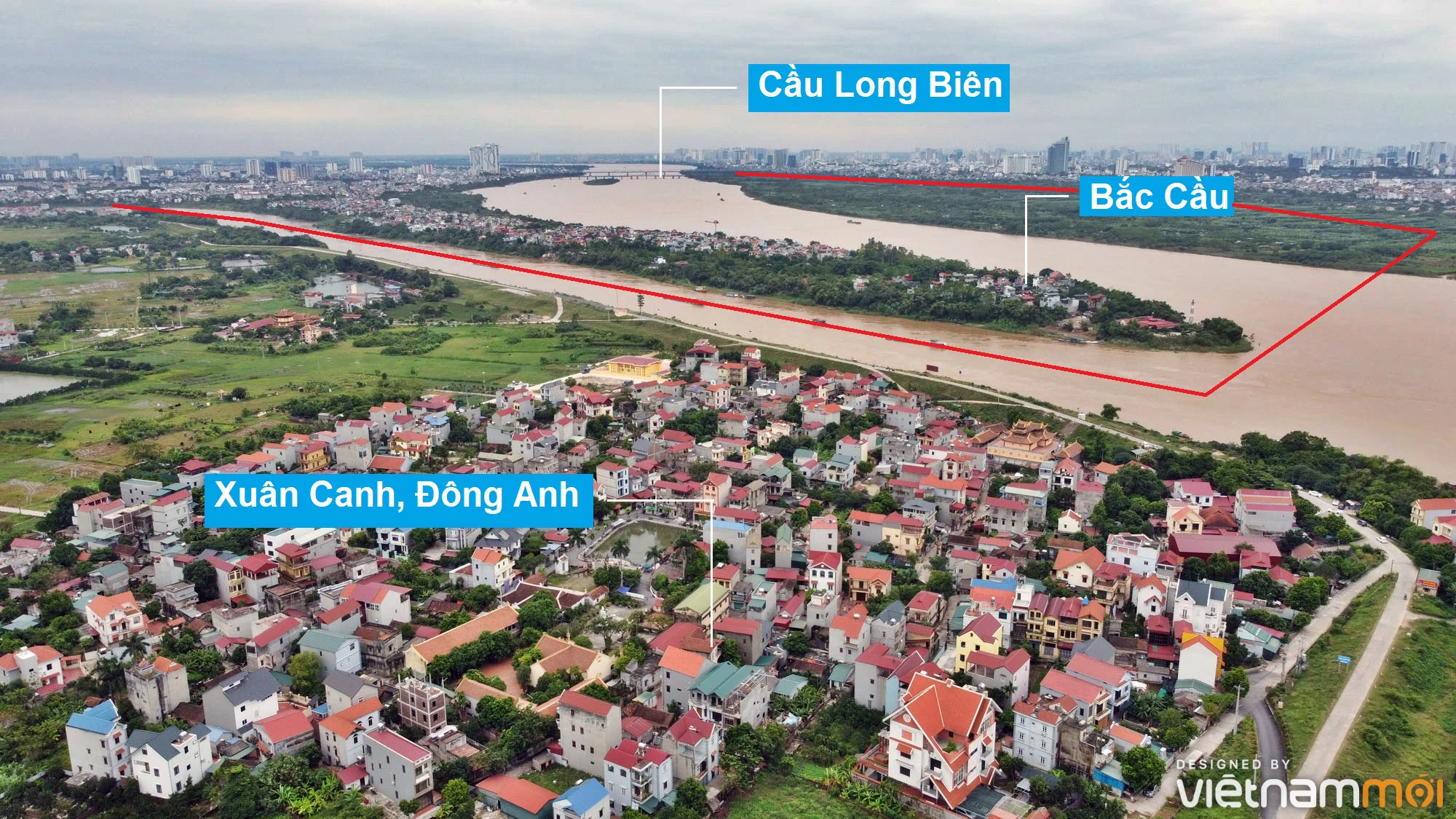Toàn cảnh hiện trạng Phân khu đô thị sông Hồng trên địa bàn quận Long Biên - Ảnh 2. Toàn cảnh hiện trạng Phân khu đô thị sông Hồng trên địa bàn quận Long Biên - Ảnh 2.