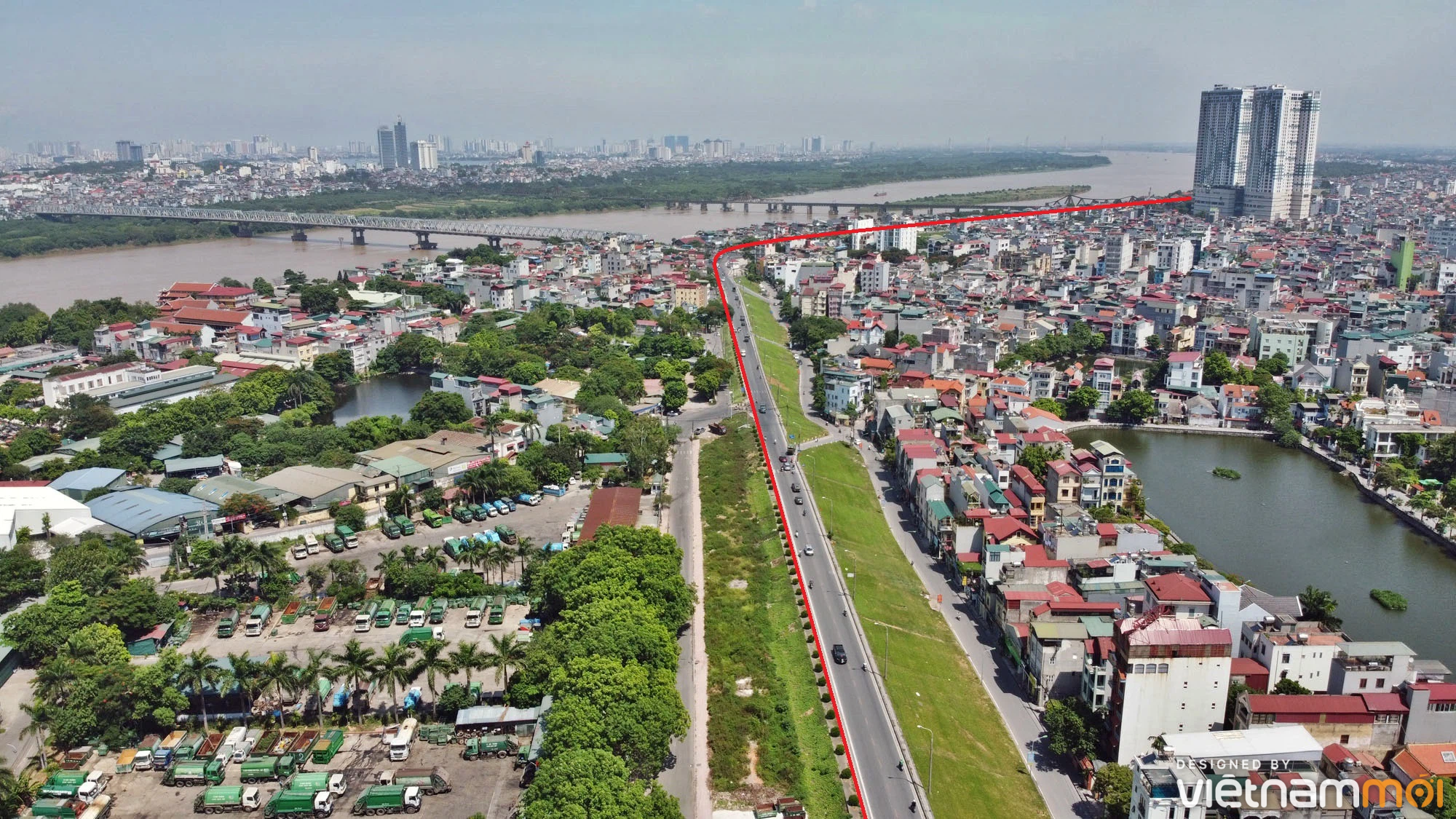 Toàn cảnh hiện trạng Phân khu đô thị sông Hồng trên địa bàn quận Long Biên - Ảnh 12. Toàn cảnh hiện trạng Phân khu đô thị sông Hồng trên địa bàn quận Long Biên - Ảnh 12.