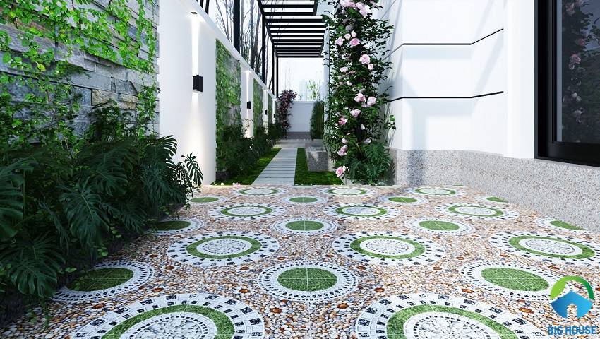 Gợi ý những mẫu gạch ốp sân đẹp, tạo điểm nhấn cho căn nhà của bạn - Ảnh 11. Gợi ý những mẫu gạch ốp sân đẹp, tạo điểm nhấn cho căn nhà của bạn - Ảnh 11.