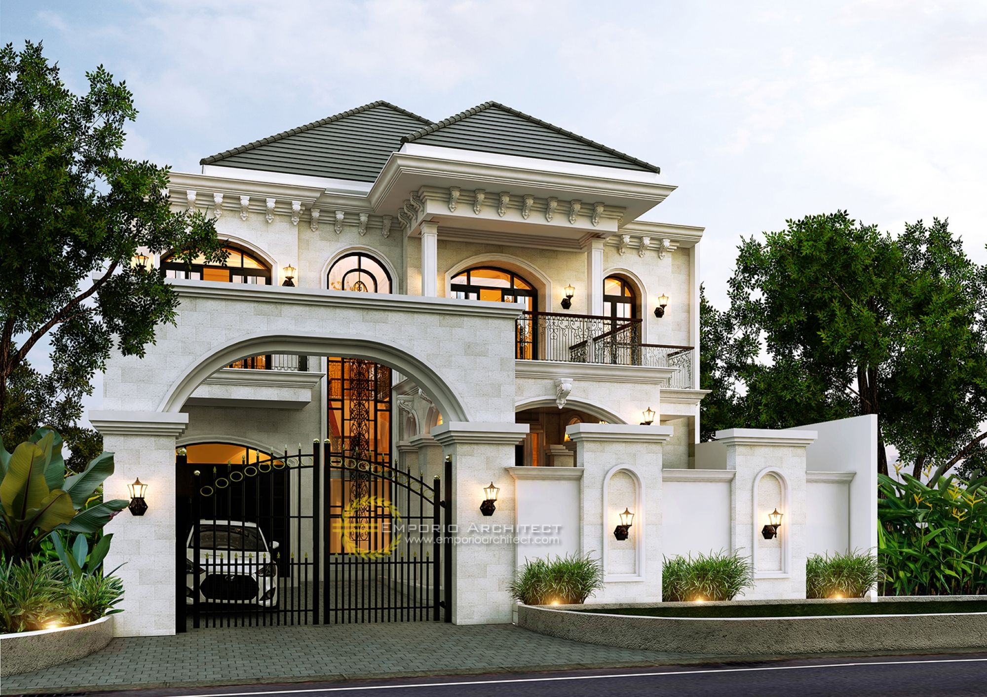 Tham khảo những mẫu hàng rào đẹp cho biệt thự  - Ảnh 8.