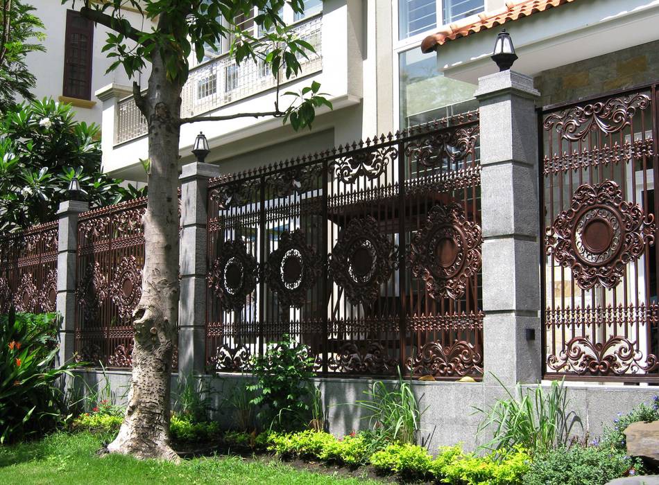 Tham khảo những mẫu hàng rào đẹp cho biệt thự  - Ảnh 2.